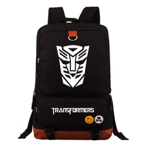 Cartoon Anime Transformation Mecha Student Backpack, Men's And Women's Backpack, Travel Bag
