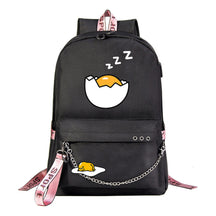 Lazy Egg Usb Youth Student Backpack For Men And Women's Leisure Travel Backpack