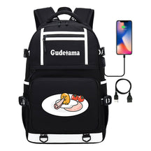 Cartoon Super Cute Lazy Egg Usb Student Backpack For Boys And Girls Backpack Leisure Travel Bag