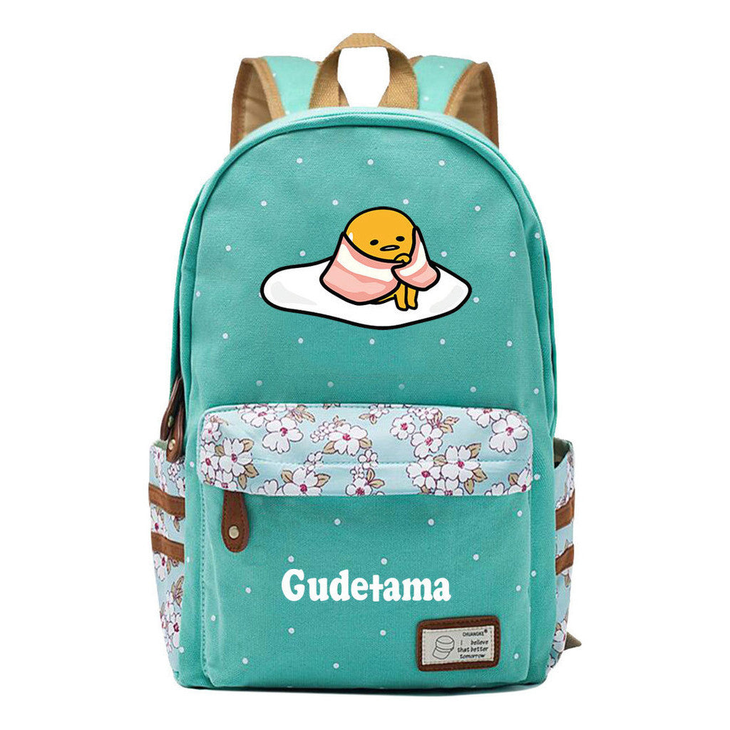 Egg Yolk Lazy Egg Teenage Girls Student Backpack Leisure Backpack
