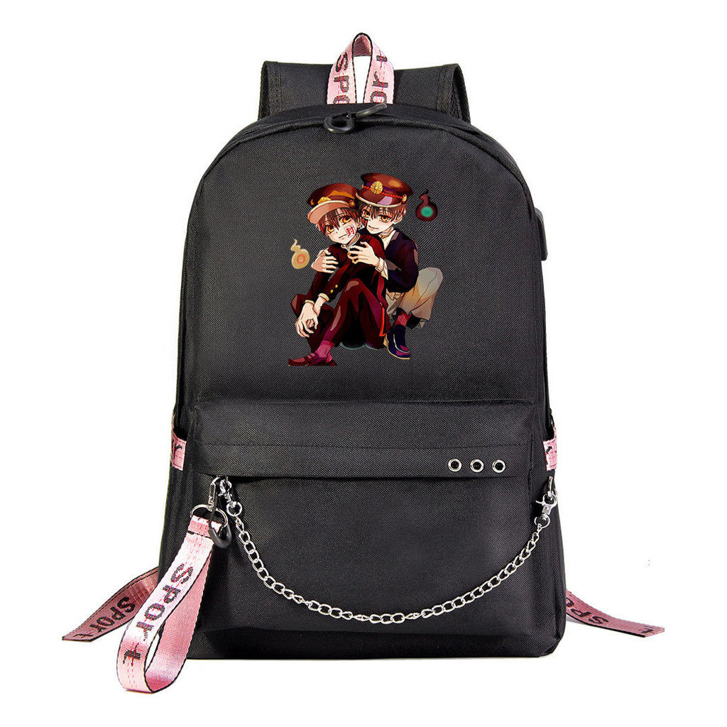 Usb Youth Student Backpack For Boys And Girls Leisure Travel Backpack