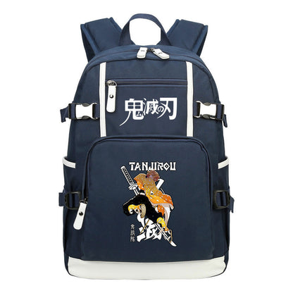 Anime Youth Student School Bag Men's And Women's Backpack Leisure Travel Backpack