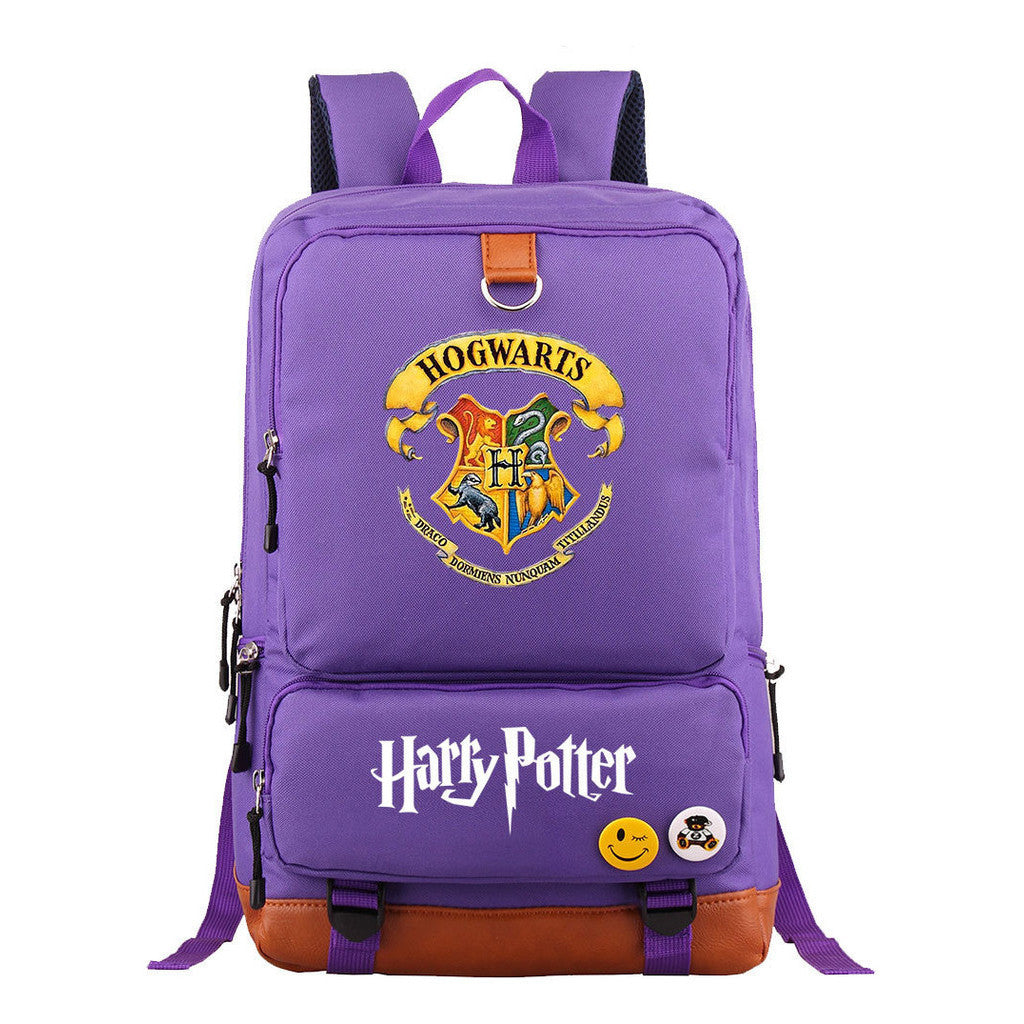 School Of Witchcraft And Wizardry Youth Student School Bag Large Capacity Travel Bag Men's And Women's Backpack