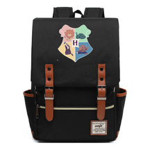 School Of Magic Printed Schoolbags For Young Students, Casual Belt Buckles And Classic Backpacks