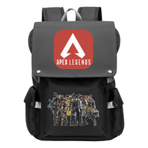 Apex Hero Print Usb Charging Cap Headpiece Student Backpack Leisure Backpack