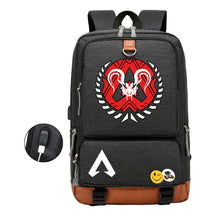 Apex Hero Print Usb Student Backpack Casual Backpack