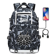 Legend Of Zelda Printed Usb Youth Student Backpack Men's And Women's Backpack Leisure Travel Bag