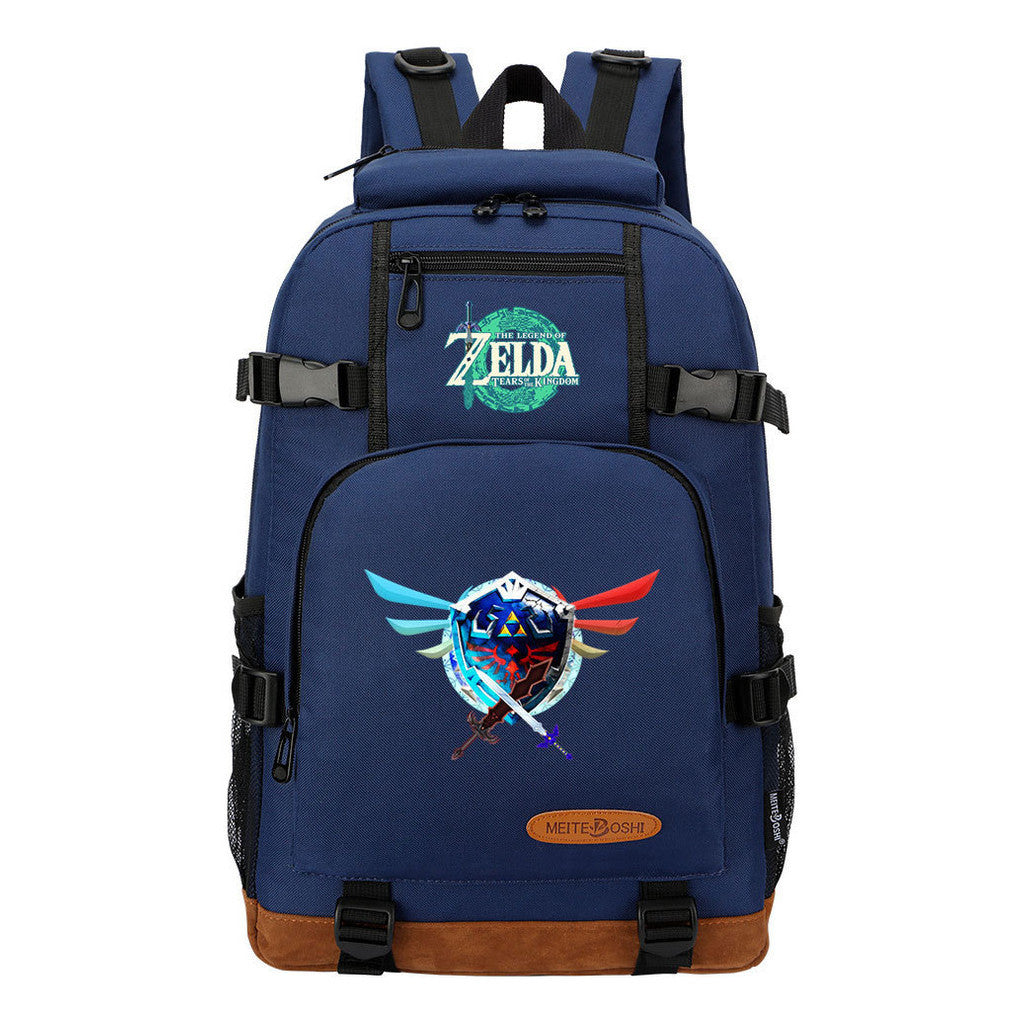Printed Student Backpack For Leisure Travel Backpack