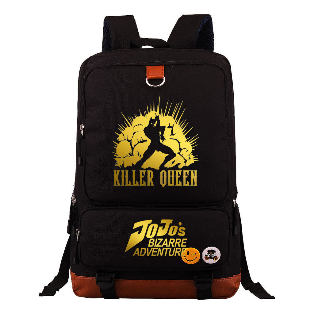 Cartoon Comic Jojo's Wonderful Adventure Youth Student Backpack Backpack Travel Bag