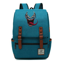 Printed Youth Student School Bag Casual Belt Buckle Classic Backpack