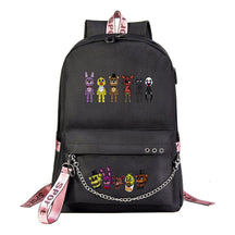 Toy Bear Game Usb Youth Student Backpack For Men And Women Leisure Travel Backpack