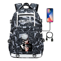 Printed Usb Youth Student School Bag Men's And Women's Backpack Leisure Travel Bag