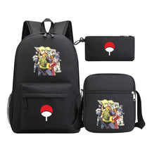 Naruto Starry Sky Youth School Bag Three Piece Set For Boys And Girls Backpack Set