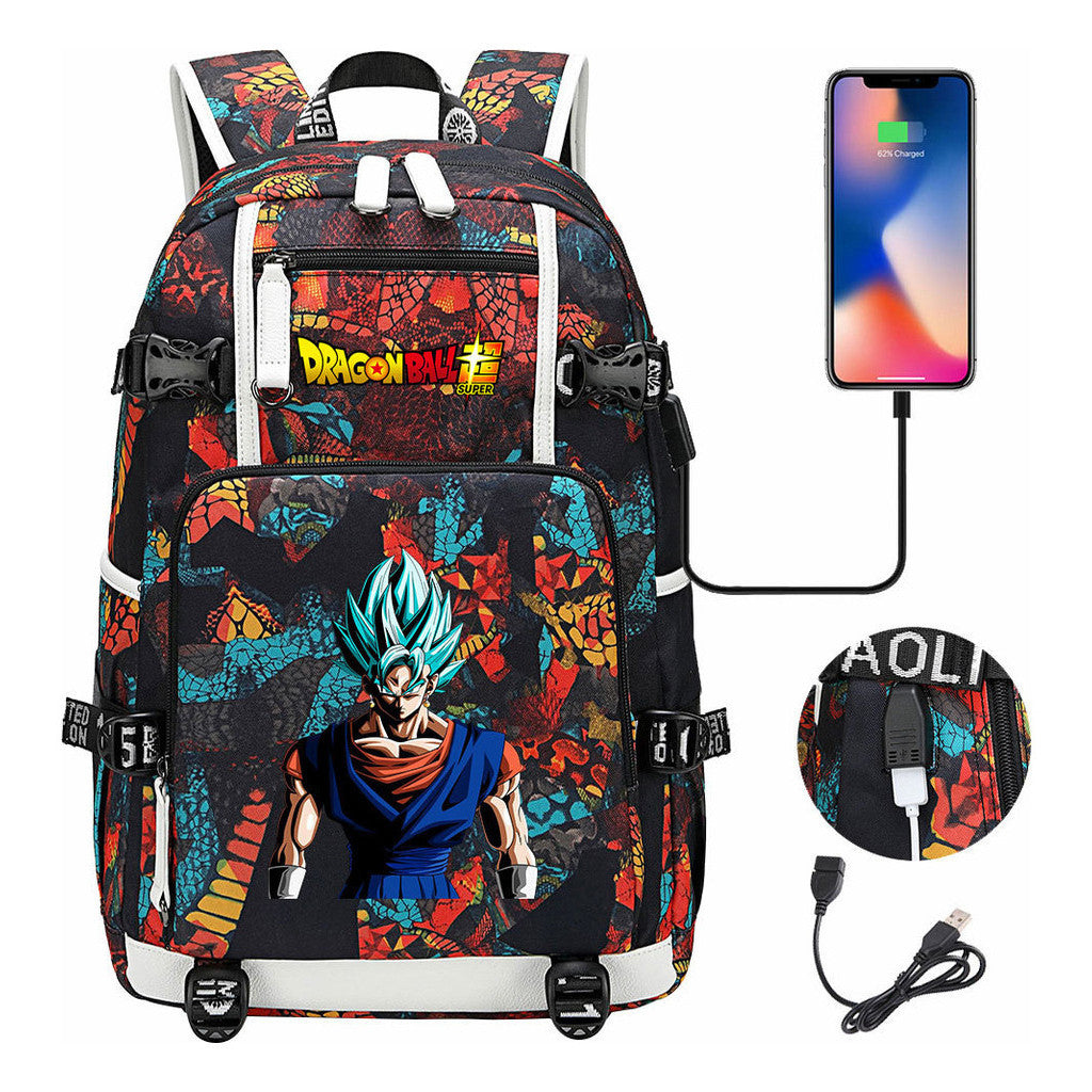 Sun Wukong Usb Large Capacity Youth Student Backpack For Leisure Travel Backpack