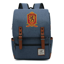 School Of Witchcraft And Wizardry Printed Youth Student Backpack For Men And Women, Casual Belt Buckle, Classic Backpack