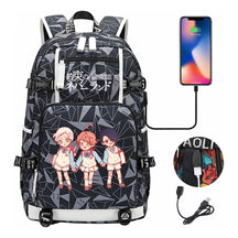 Promised Dream Island Usb Large Capacity Student Backpack Leisure Travel Backpack