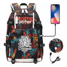Magic School Usb Student Backpack For Leisure Travel Backpack