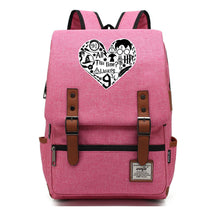 School Of Witchcraft And Wizardry Printed Youth Student School Bag Casual Belt Buckle Classic Backpack