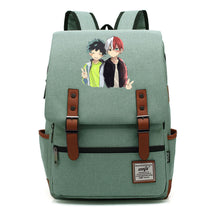 Anime My Heroes Academy Printed Youth Student School Bag Casual Belt Buckle Classic Backpack