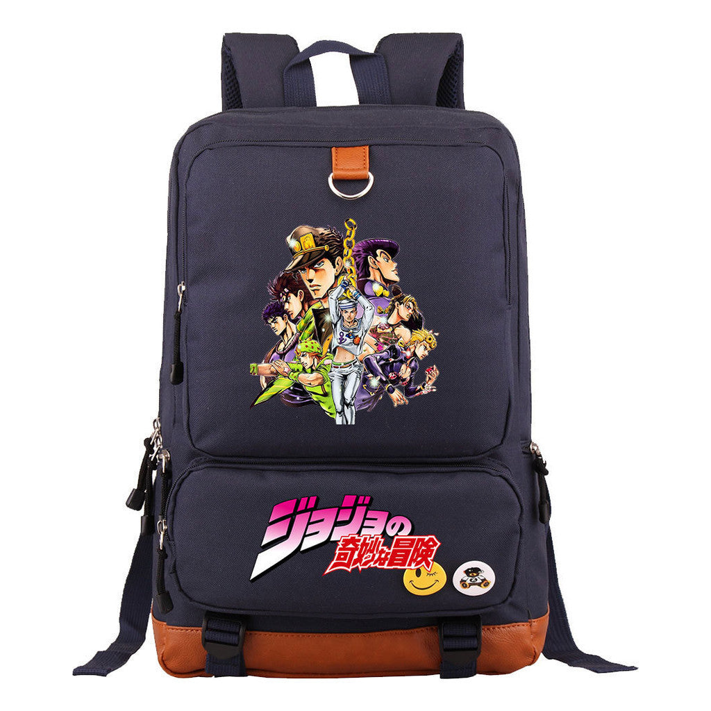 The Wonderful Adventure Of The Comic Jojo Youth Student Backpack, Men's And Women's Backpack, Travel Bag