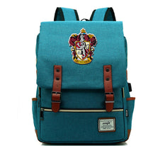 School Of Magic Schoolbag Usb Leisure Belt Buckle Backpack Men And Women
