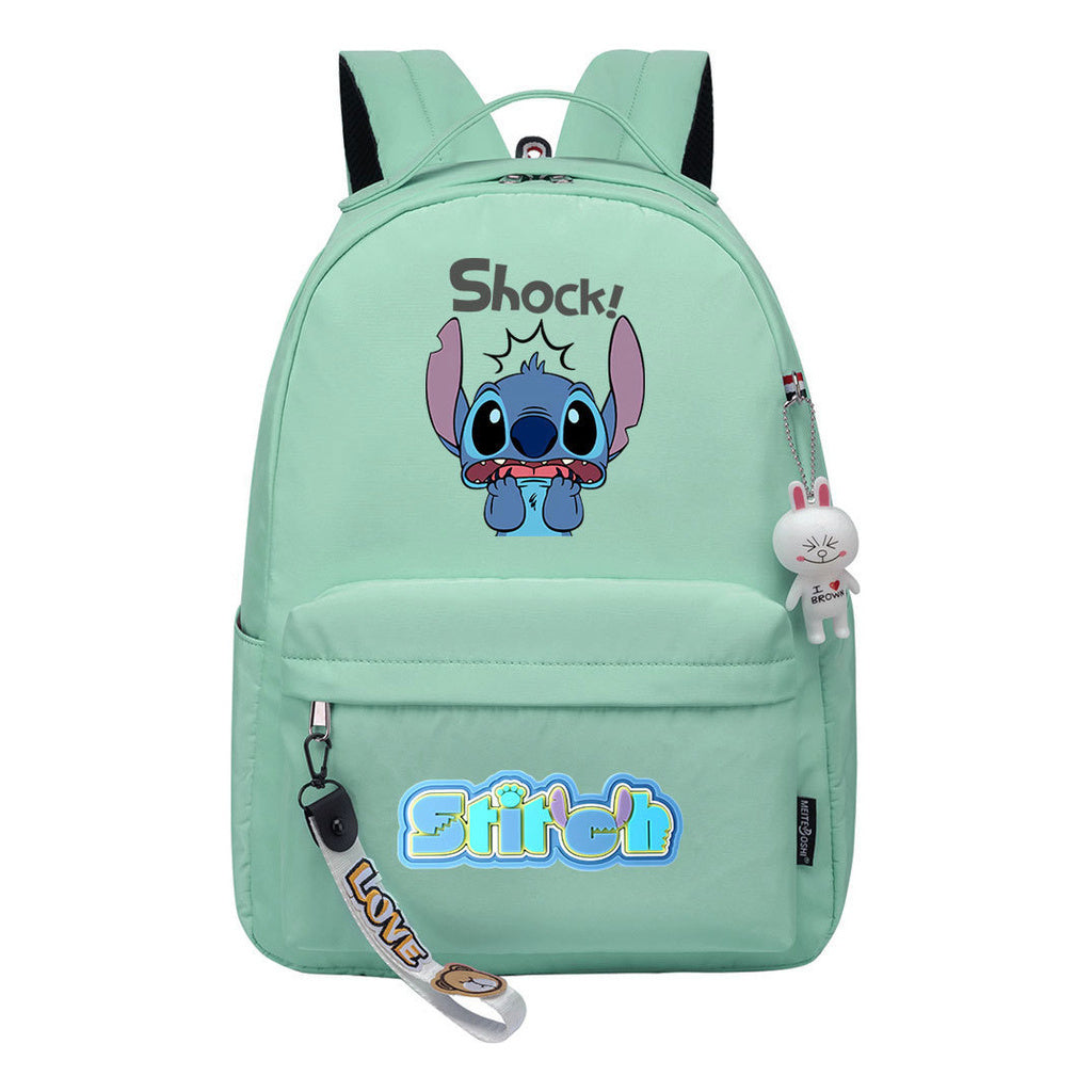 Interstellar Baby Stitch Printed Youth Student School Bag For Men And Women Leisure Travel Bag For Women Backpack