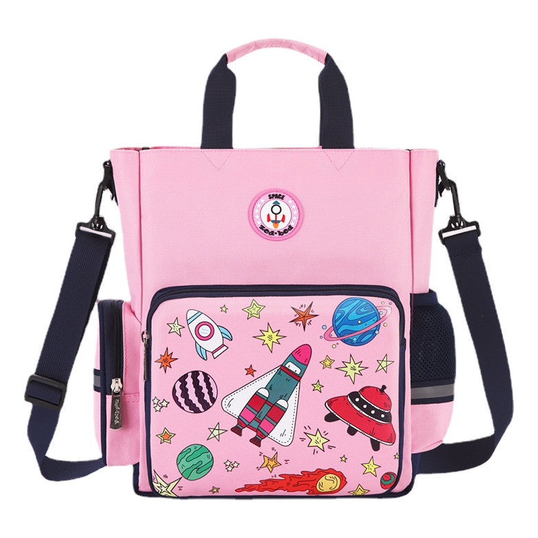 Student Handbag, Canvas Book Bag, Children's Shoulder Bag, Crossbody Bag