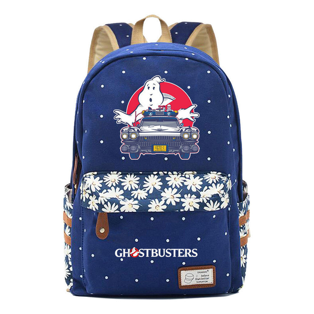 Devil Print Girl Backpack, Fashionable And Casual Backpack