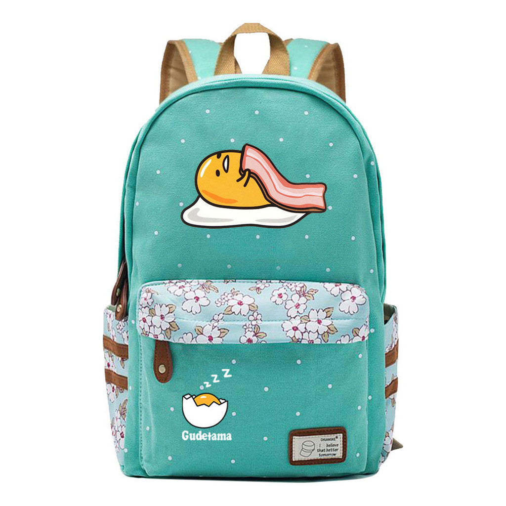 Riman Egg Yolk Student School Bag Leisure Backpack