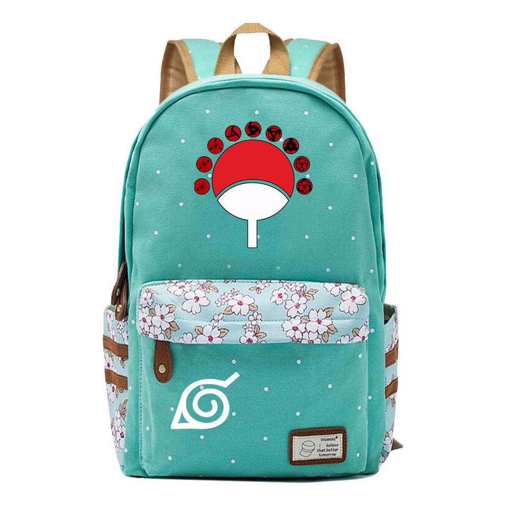 Naruto Youth Student School Bag Fashion Casual Backpack