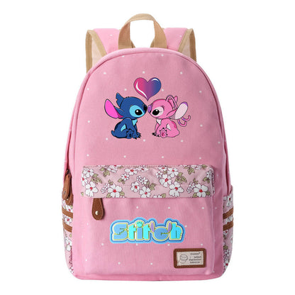 Interstellar Baby Stitch Printed Youth Student Backpack Casual Backpack