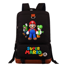Super Mario Print Youth Student Backpack, Travel Bag, Men's And Women's Backpack