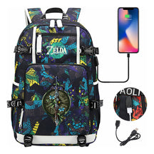 Printed Student Backpack For Men And Women With Large Capacity Leisure Travel Backpack