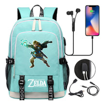 Usb Teen School Bag Men's And Women's Sports Backpacks
