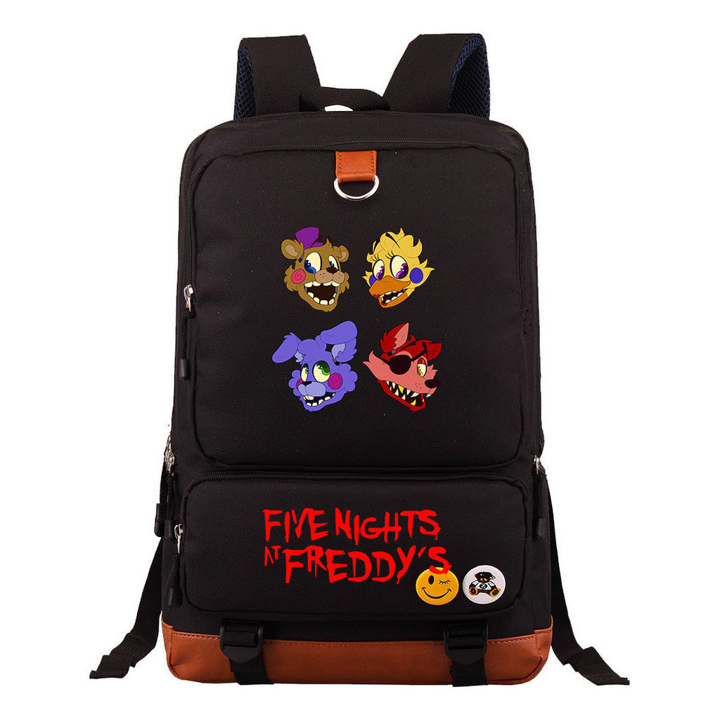 Toy Bear Game Printed Youth Student School Bag Large Capacity Travel Bag Men's And Women's Backpack