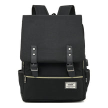 Usb Youth Student Backpack For Men And Women With Casual Belt Buckle Printed Backpack