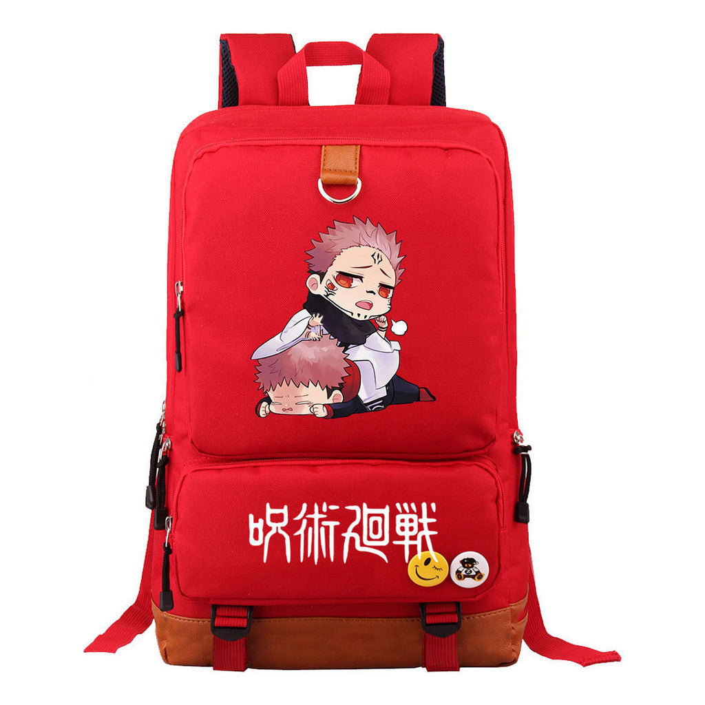 Cartoon And Manga Teenage Student Backpack, Men's And Women's Backpack, Travel Bag