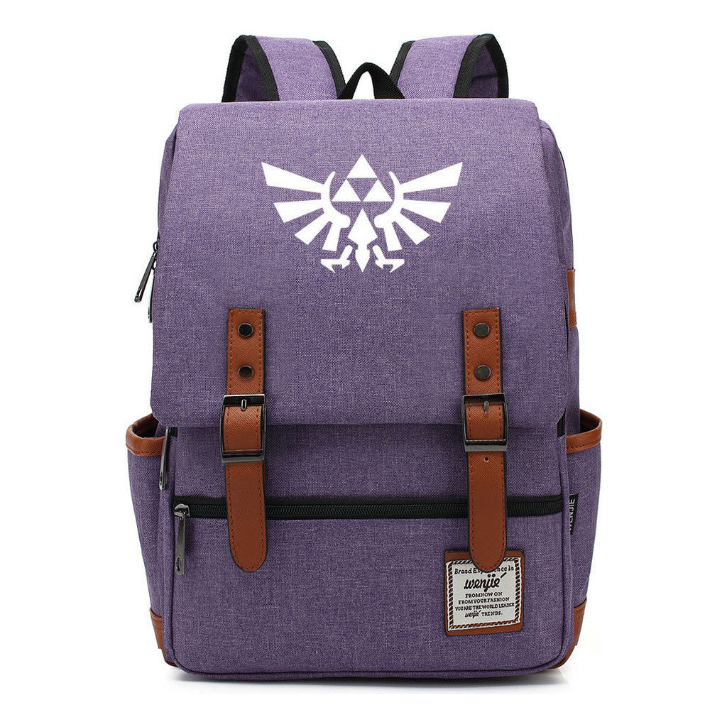 Game Peripheral Zelda Printed Youth Student Backpack For Men And Women Casual Classic Backpack
