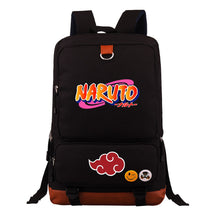Cartoon Naruto Uchibo Youth Student School Bag Large Capacity Travel Bag Men's And Women's Backpack