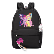 Cartoon Pony Unicorn Printed Youth Student School Bag Men's And Women's Leisure Bag Women's Backpack
