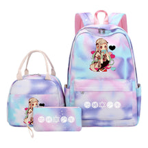 Teenage Student Girl Backpack Lunch Bag Three Piece Set Backpack