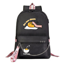 Lazy Egg Usb Youth Student Backpack For Boys And Girls Leisure Travel Backpack