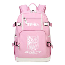 Giant Winged Soldier Captain Of Anime Attack Student Backpack, Leisure Travel Backpack