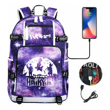 Volleyball Youth Usb Large Capacity Youth Student School Bag Men's And Women's Leisure Travel Backpack