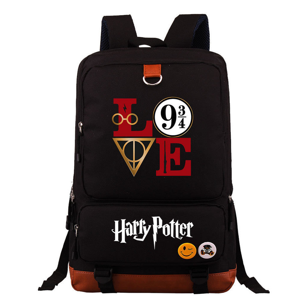 School Of Witchcraft And Wizardry Youth Student Backpack, Large Capacity Travel Bag, Men's And Women's Backpack