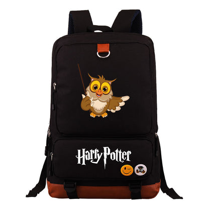 School Of Witchcraft And Wizardry Youth Student Backpack, Large Capacity Travel Bag, Men's And Women's Backpack
