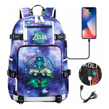Printed Youth Student School Bag Large Capacity Leisure Travel Backpack