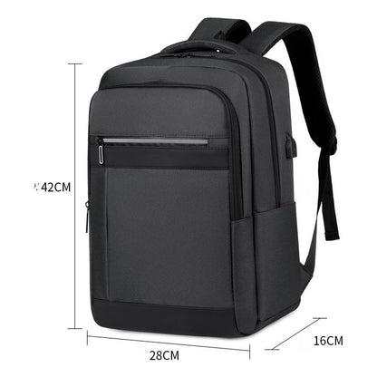 Backpack, Large Capacity Travel Bag, Business Computer Bag, Male Student Backpack, Simple And Casual Backpack