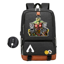 Apex Hero Print Usb Student Backpack Casual Backpack