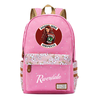 Valley Town Printed Student School Bag Fashion Leisure Backpack